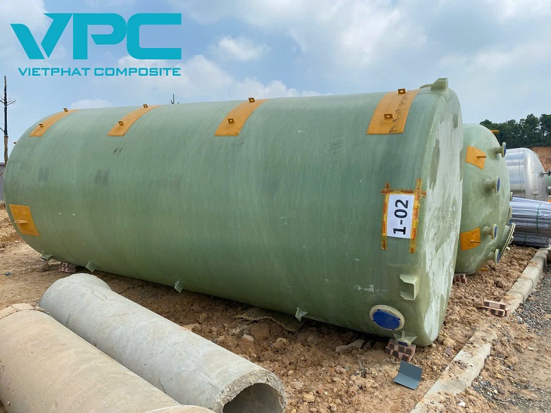 Bồn composite (FRP) chứa hoá chất 10