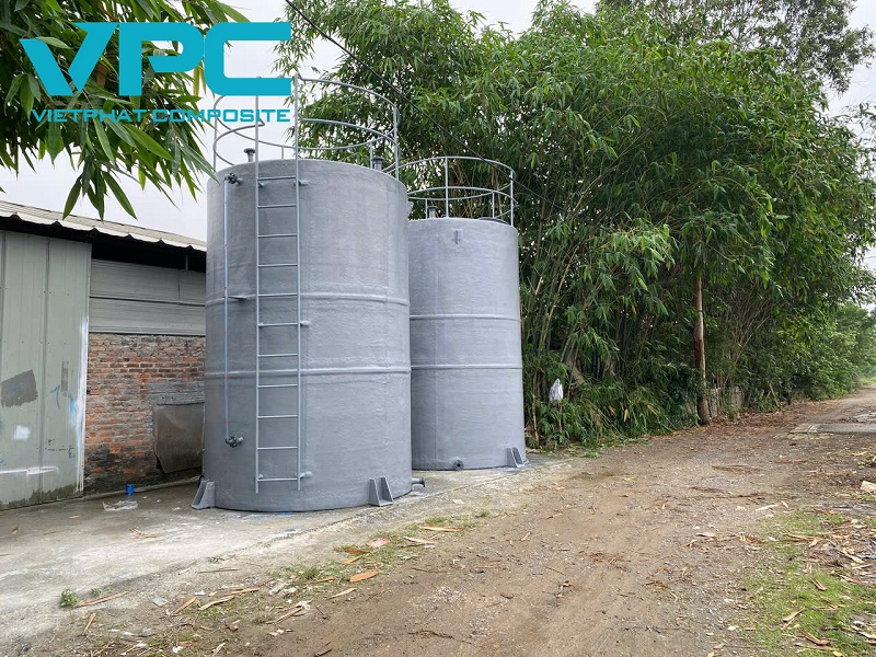 Bồn composite chứa hóa chất 5m3