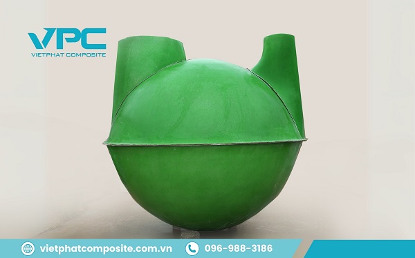 Cấu tạo của bể biogas composite