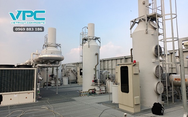 Tháp xử lý khí thải hấp thụ