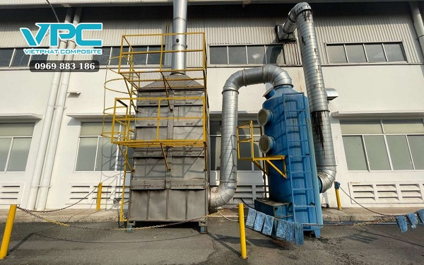 Tháp xử lý khí thải hấp phụ