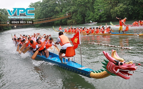 Ưu điểm của thuyền rồng composite