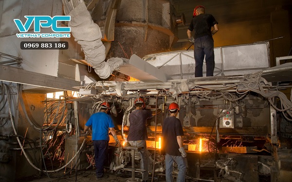 Tháp xử lý khí thải trong Ngành sản xuất xi măng, luyện kim