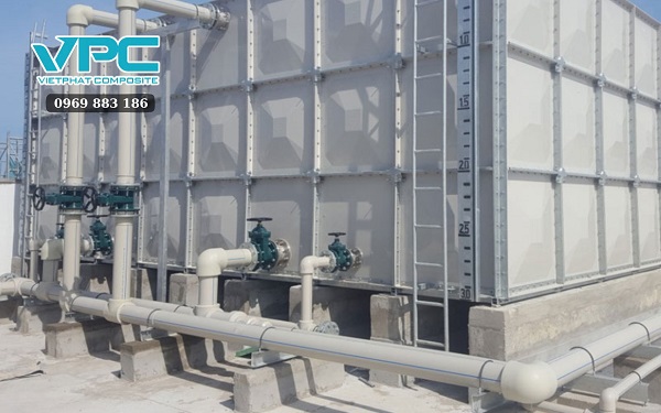 Lưu ý khi lắp đặt bể composite lắp ghép
