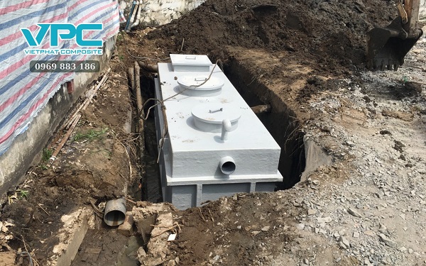 Lưu ý khi lắp đặt bể tự hoại composite