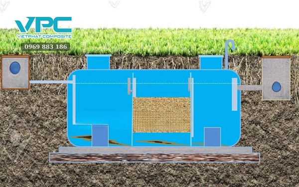 Cách lắp đặt bể tự hoại composite đúng kỹ thuật