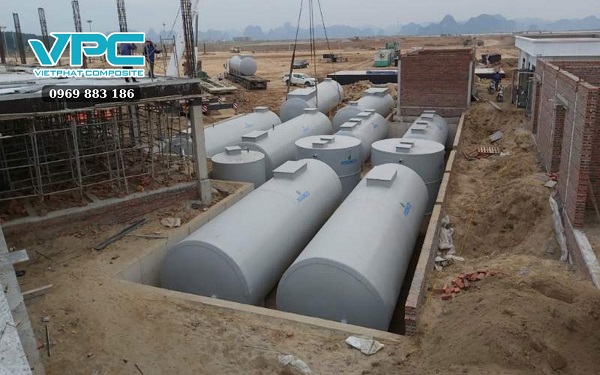 Cách lắp đặt bể tự hoại composite 2