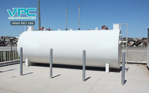 ảnh bồn composite tại công ty Việt Phát 7