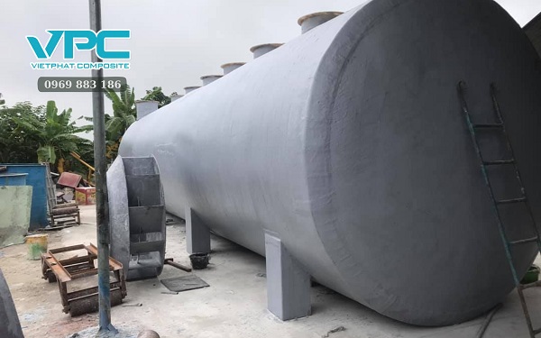 Bồn composite 30m3 xử lý nước thải