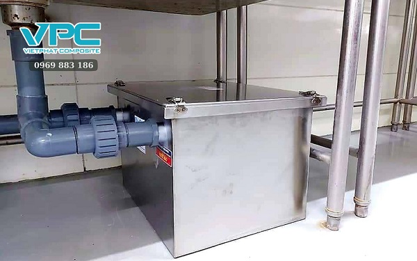 Hướng dẫn lắp đặt bể tách mỡ composite nổi