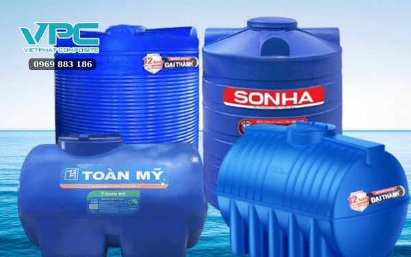 Kiểu dáng thường thấy ở bồn nhựa 300 lít
